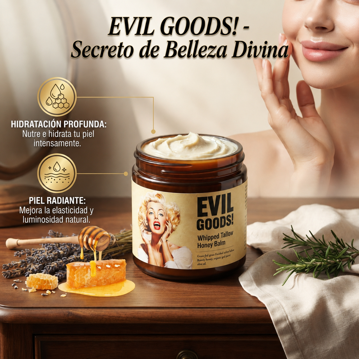 Evil Good Balsamo de ternera y miel